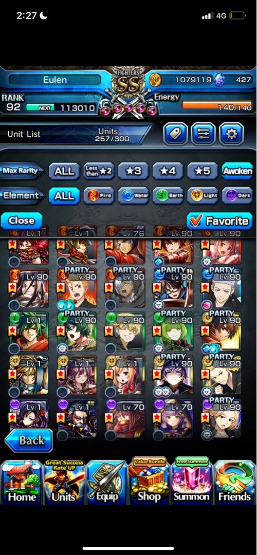 ANIME ADVENTURES UNITS/ACCOUNT WTS STACKED AA,ASTD (ENDGAME