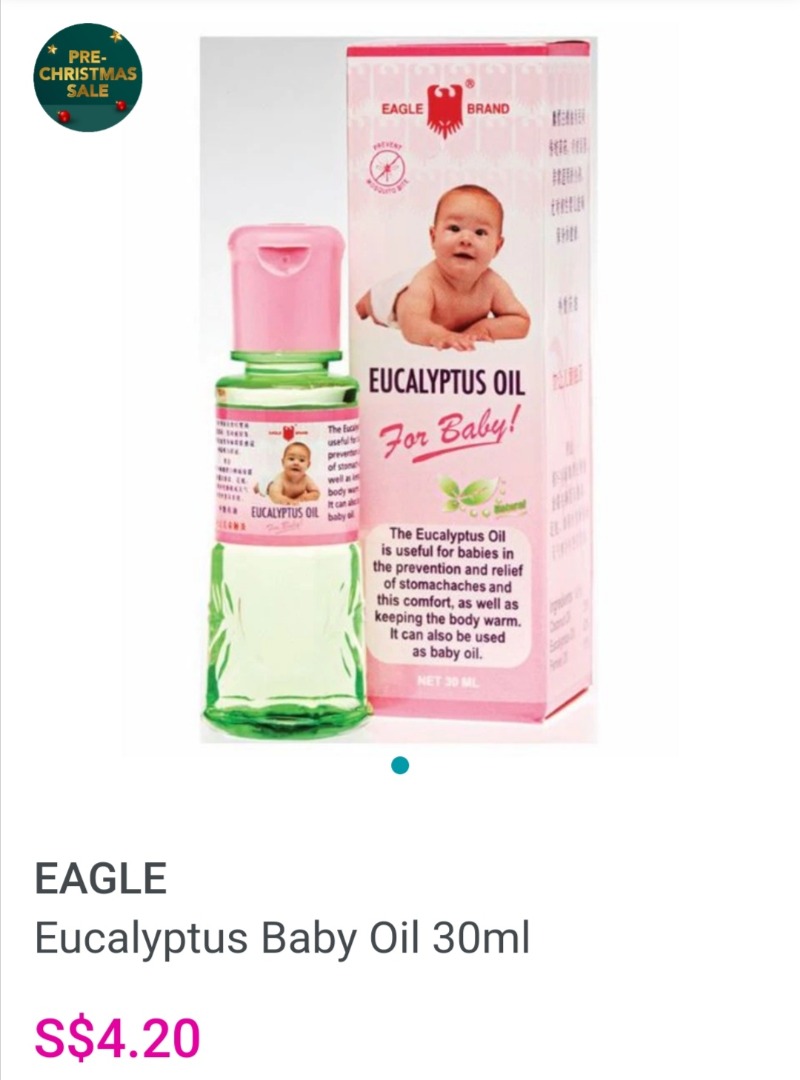 Eucalyptus oil baby 30ml, Babies & Kids, Bathing & Changing, Baby
