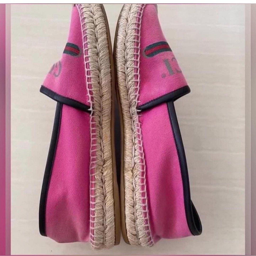 Gucci pink espadrilles sale