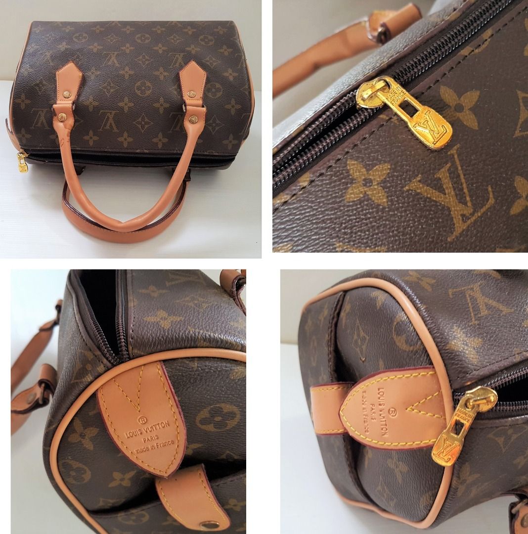 Shop Louis Vuitton SPEEDY 2017 SS Monogram Casual Style 2WAY Leather  Elegant Style by riasian