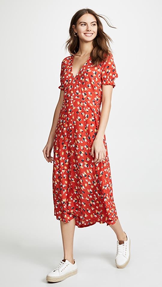Faithfull ari midi dress clearance