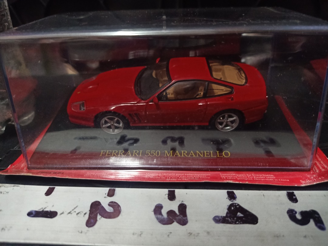 Detail 1/43 - Ferrari 512M 1995 Metallic Blue Diecast Scale Model Car
