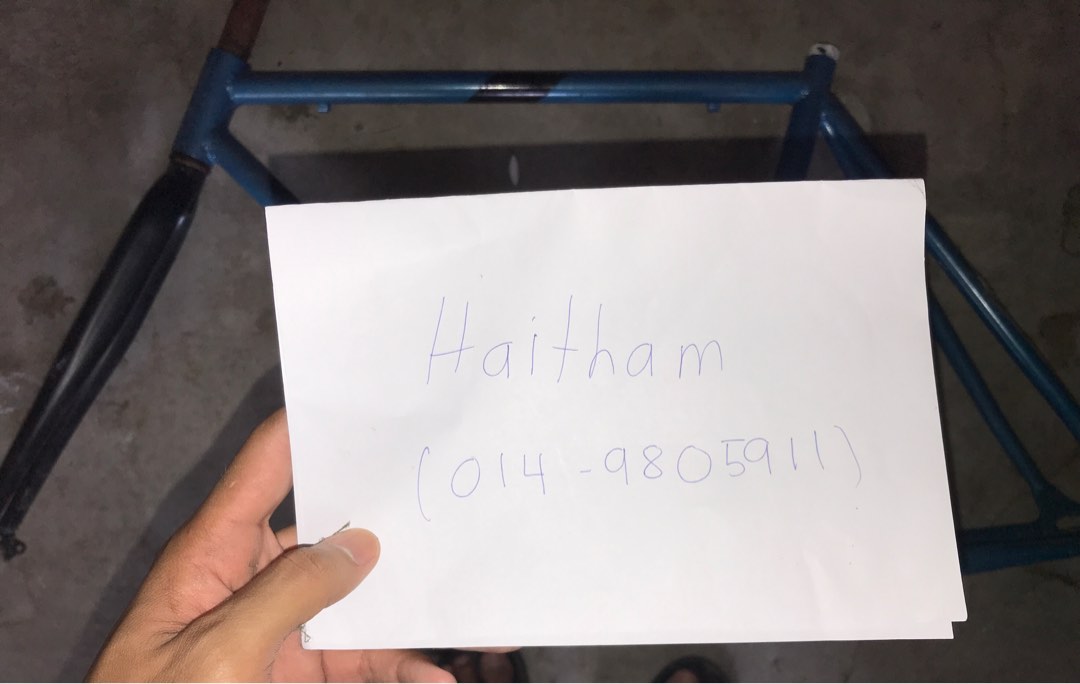 FIXED GEAR FRAME SET, Sports Equipment, Bicycles & Parts, Bicycles on