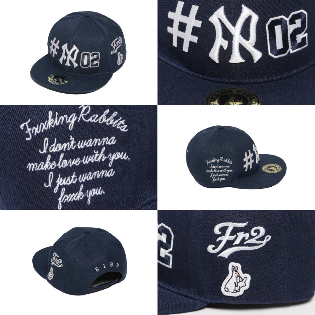 最新の激安 Random FR2キャップ Embroidery Cap Visor Flat 尽くせ 帽子