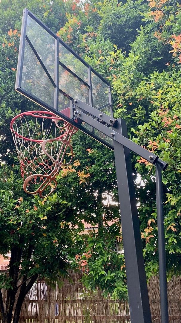 Free Standing Basketball Hoop with ball return function, Sports