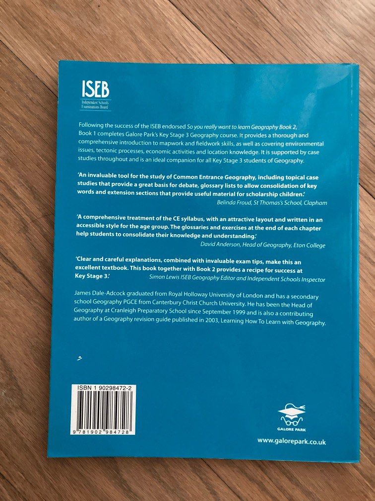 Geography Revision Book for KS3, Hobbies & Toys, Books & Magazines
