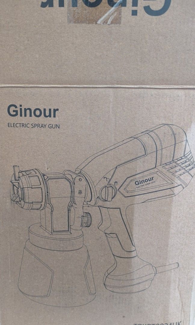 Ginour Electric Spray Gun (1000ml), Furniture & Home Living, Home