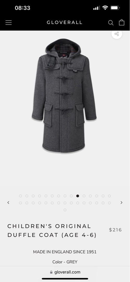 Gloverall childrens duffle clearance coat