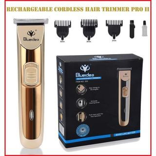Hair Trimmer Blue Idea Hair Razor Electric Hair Clipper Barber USB Rechargable Clipper Razor for Men