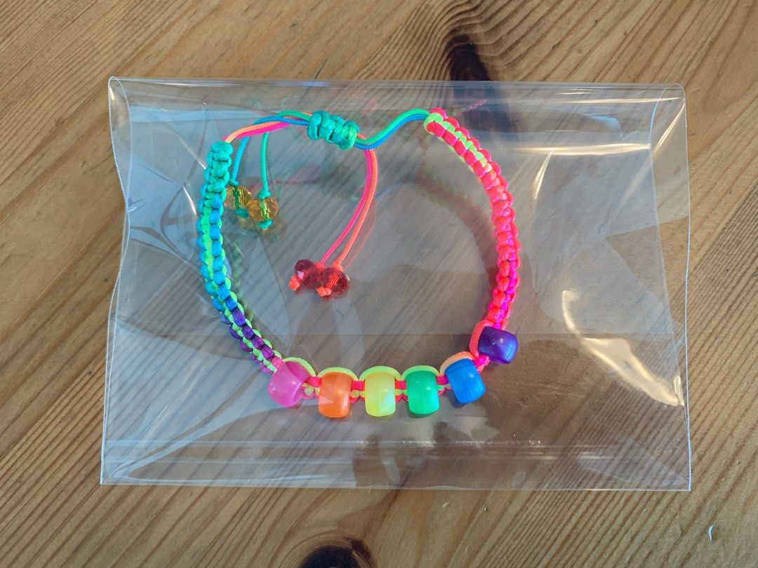 Rainbow on sale braided bracelet