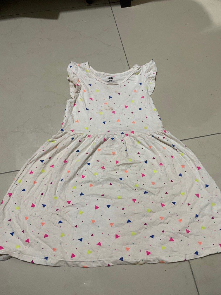 H&M Organic Cotton Dress, Babies & Kids, Babies & Kids Fashion on Carousell