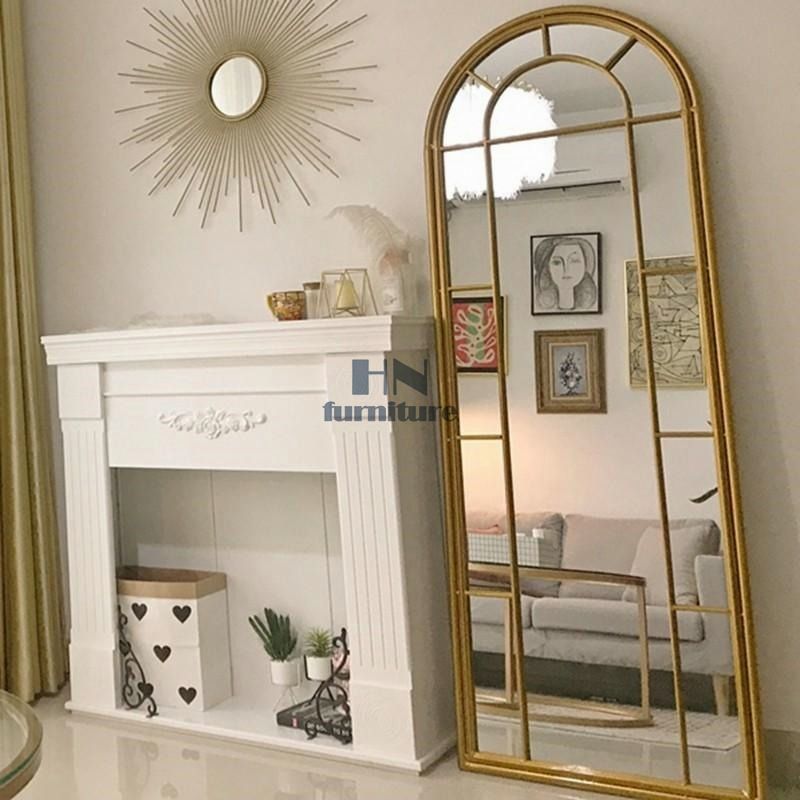 hn0197 MELINDA _ Modern Arch Accent Mirror / Decorative Full Length