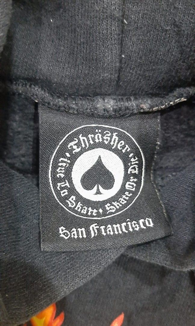Hoodie Thrasher Authentic Original Full Tag