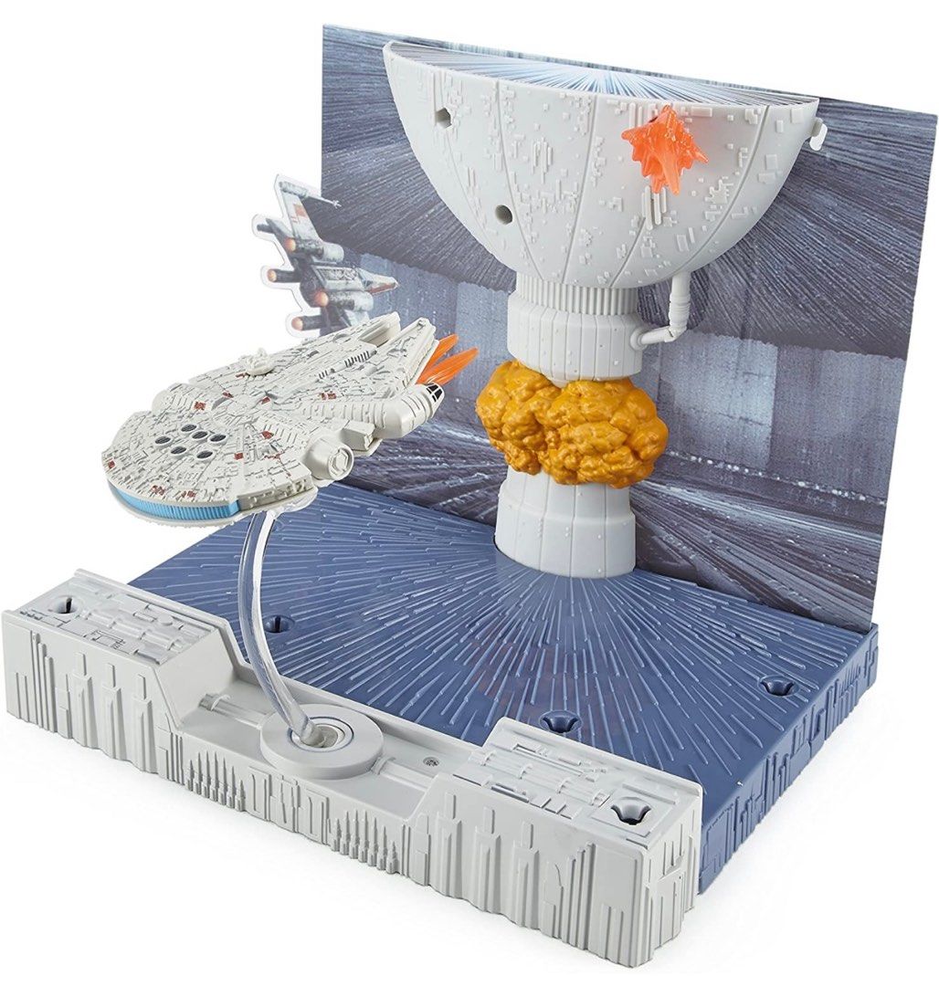 Death Falcon Hot Wheels - Star Wars Death Star Attack (Millennium Falcon), Hobbies ...