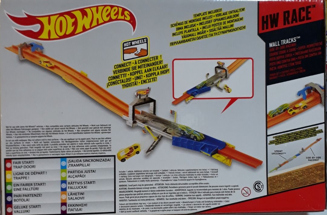 Hot wheels side by side race track clearance