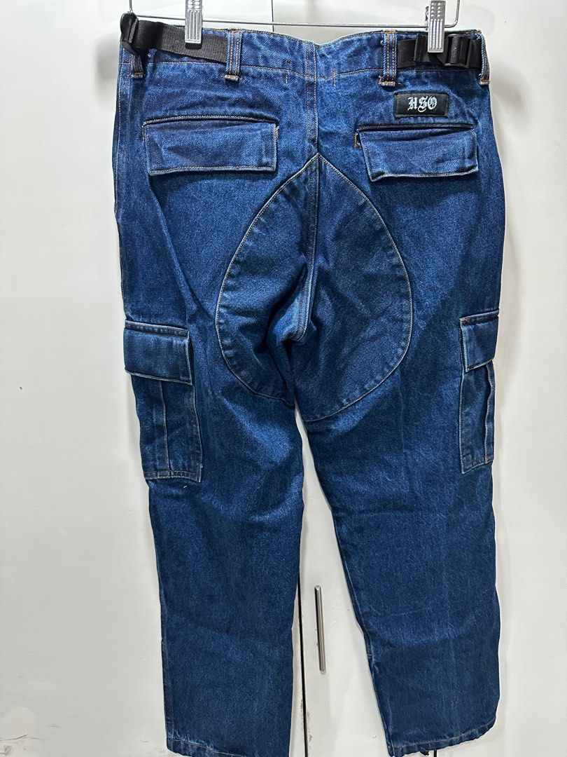 HSO cargo jeans, Men's Fashion, Bottoms, Jeans on Carousell