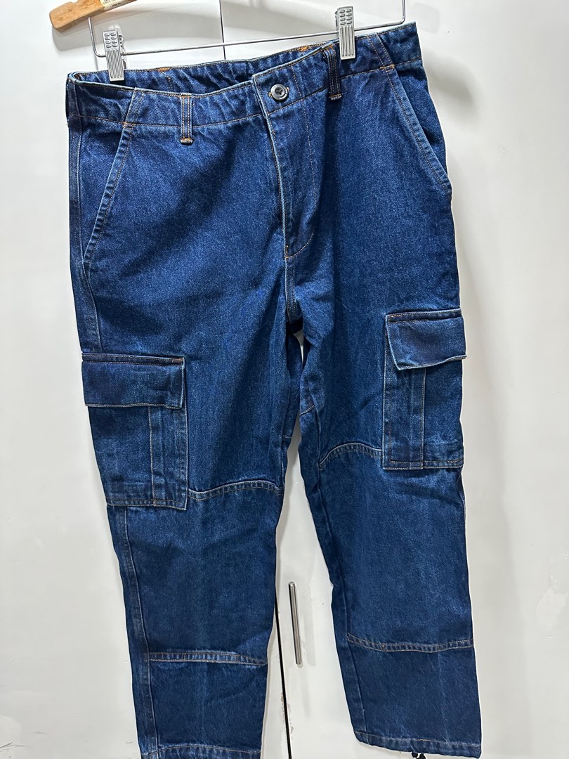 HSO cargo jeans, Men's Fashion, Bottoms, Jeans on Carousell
