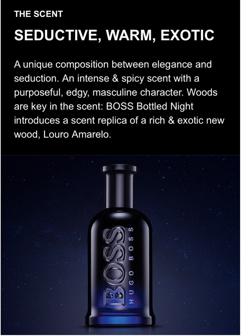 Hugo boss bottled night original shop