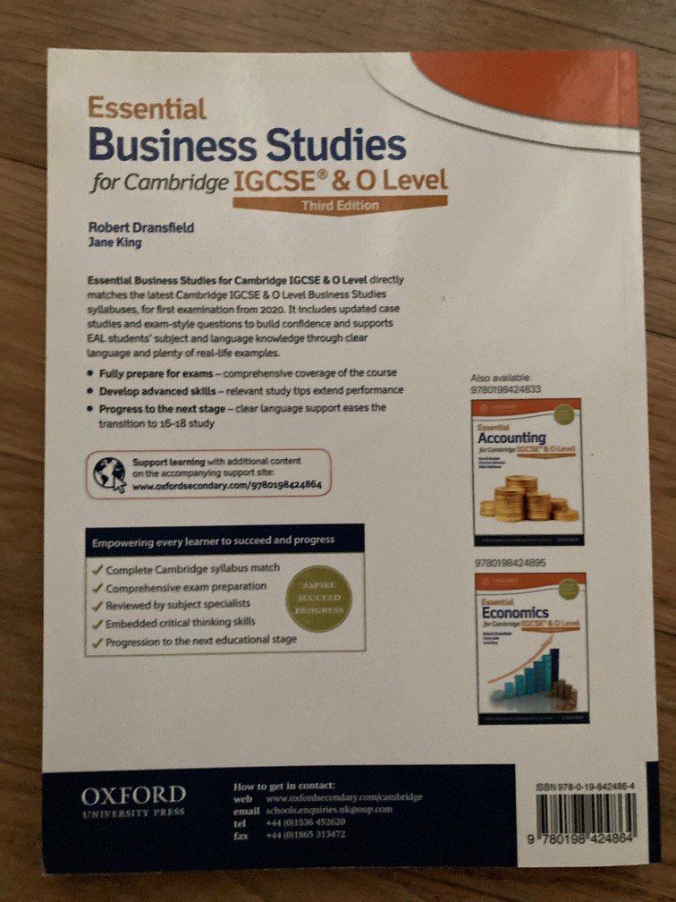 IGCSE Business Studies Textbook Third Edition, Hobbies & Toys, Books ...