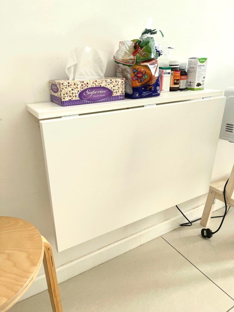 Ikea Norberg folding table, Furniture & Home Living, Furniture, Tables