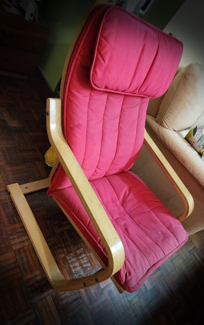 Ikea Poang, Furniture & Home Living, Furniture, Chairs on Carousell