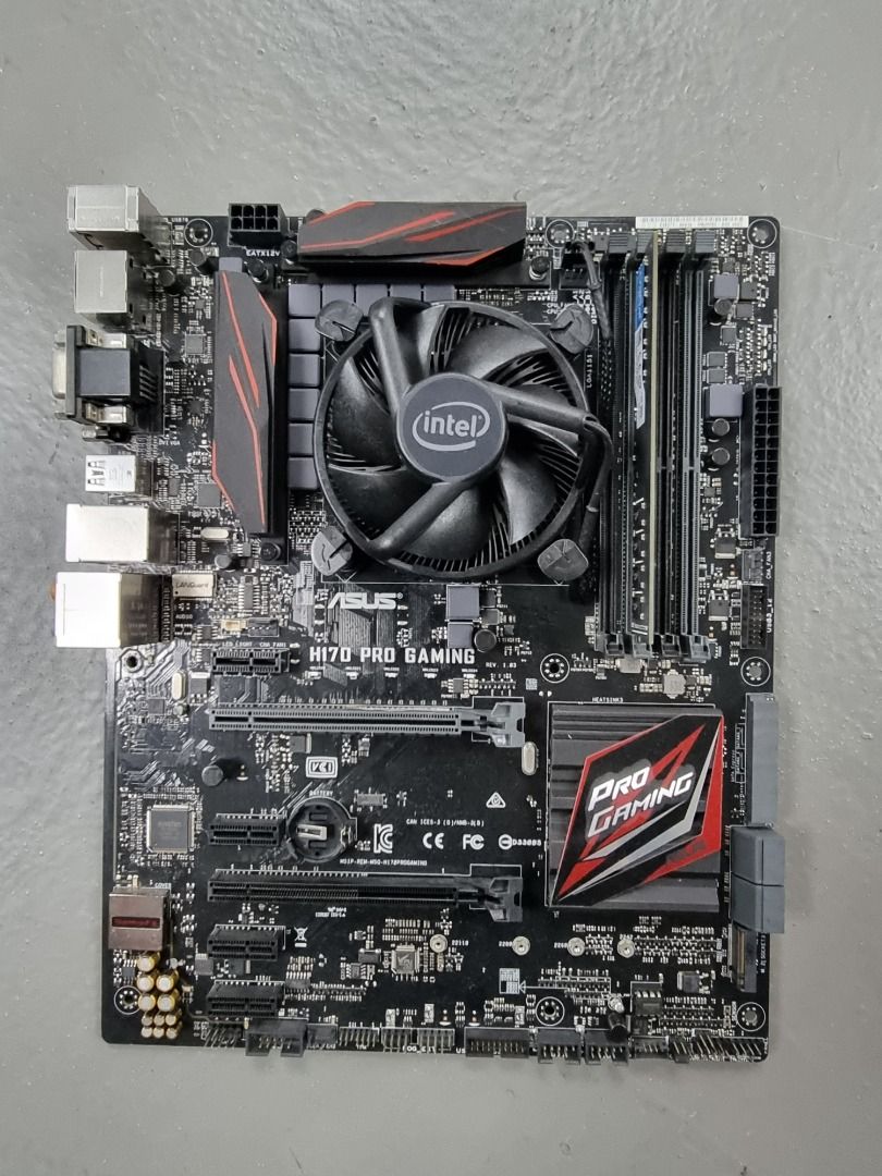 Intel Core i7-6700 @ 3.40GHz / ASUS z170 Pro Gaming