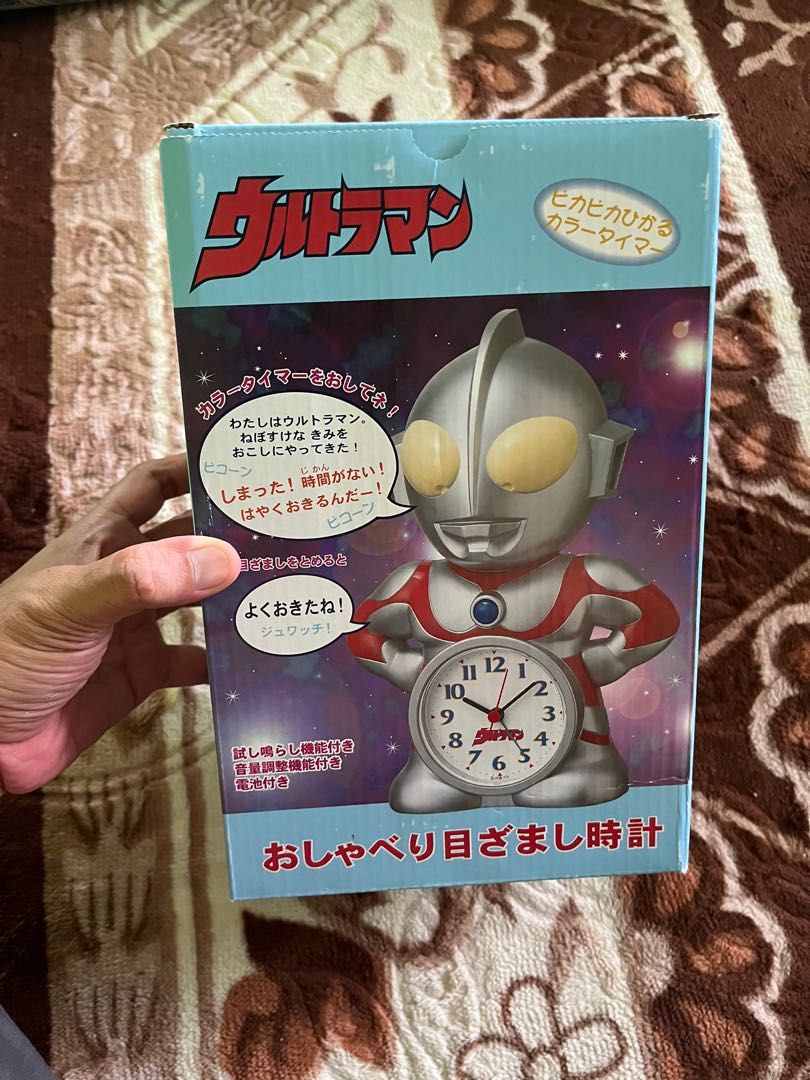 Original Seiko X Ultraman Table Clock, Hobbies & Toys, Toys & Games on