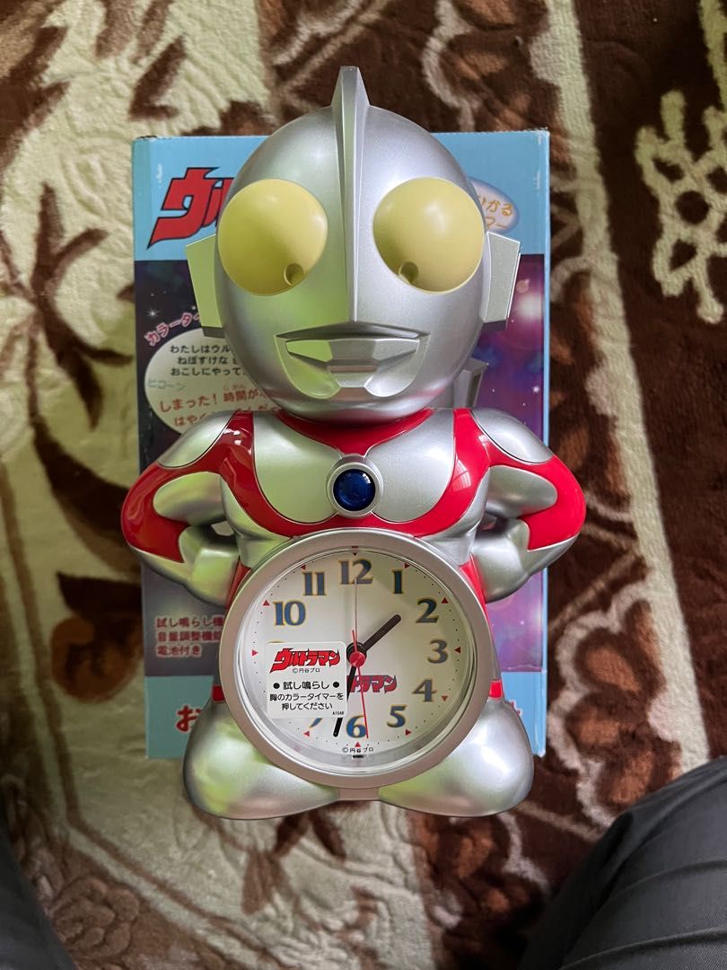 Original Seiko X Ultraman Table Clock, Hobbies & Toys, Toys & Games on