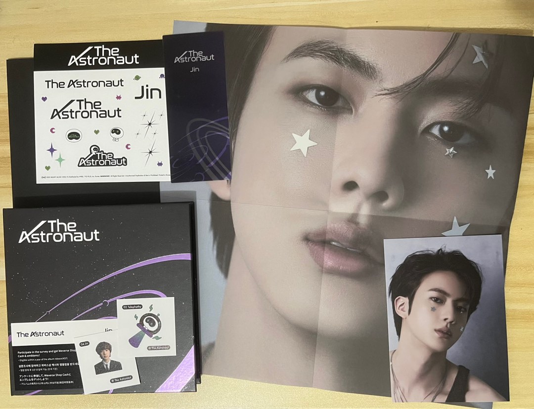 Jin Astronaut Album, Hobbies & Toys, Memorabilia & Collectibles, K-Wave ...