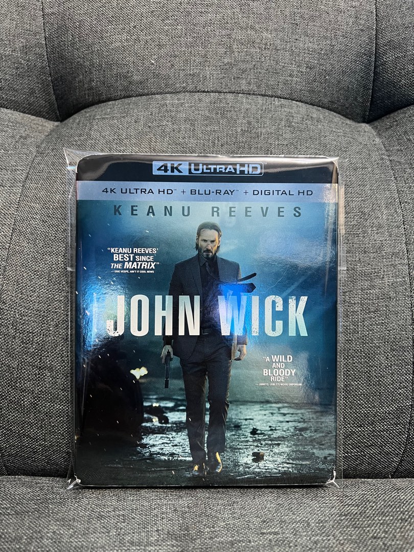 Johnwick 4K/Bluray, Hobbies & Toys, Music & Media, CDs & DVDs on