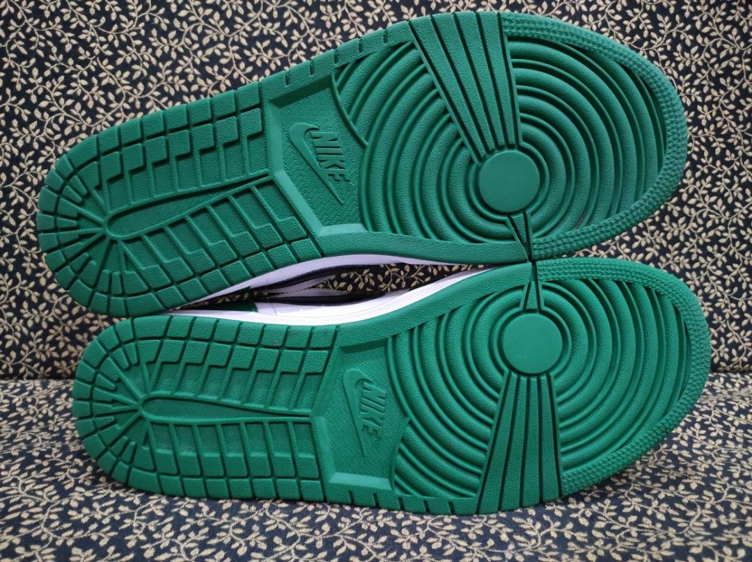 low pine green jordan 1