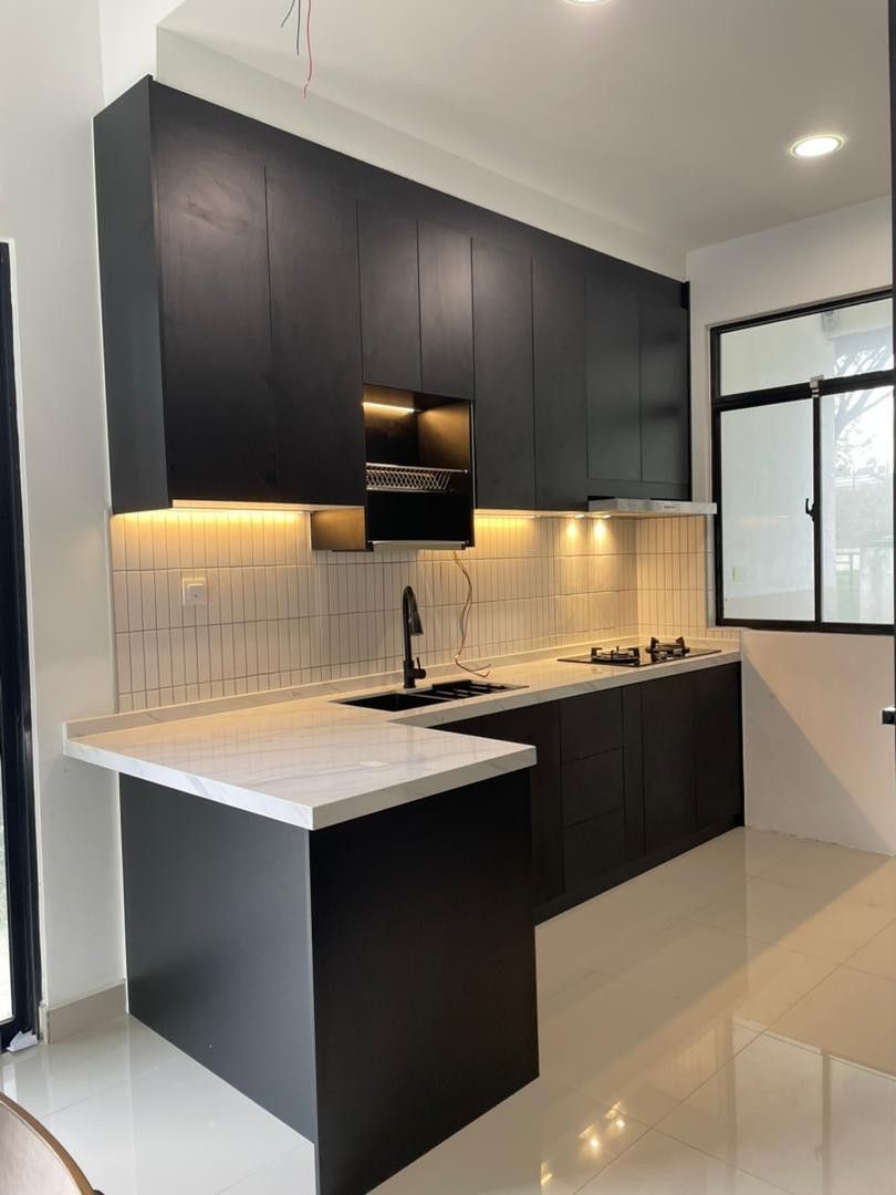 Kabinet dapur 4g glass hotsell