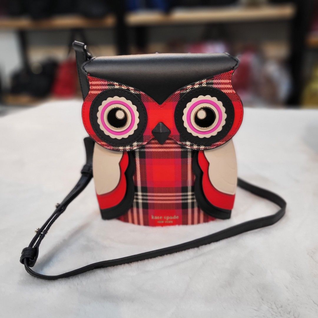 Clearance !! Kate Spade Blinx 3D Owl Crossbody, Luxury, Bags & Wallets on  Carousell