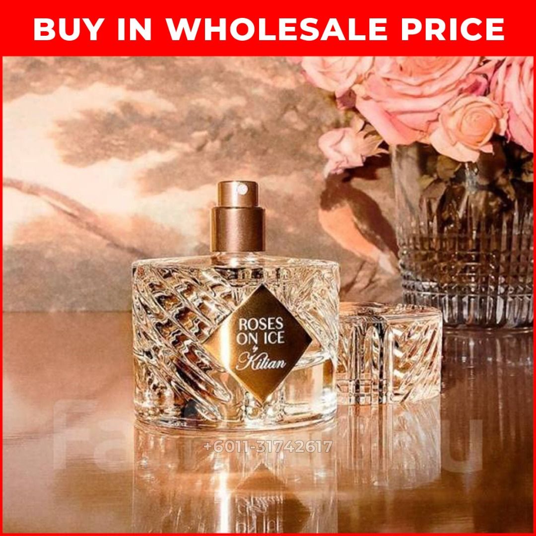 Kilian Roses On Ice 50ml Eau De Parfum Edp For Unisex, Beauty