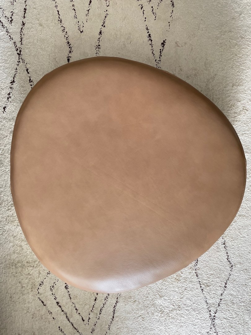 King Living Crescent Ottoman Leather, Furniture & Home Living