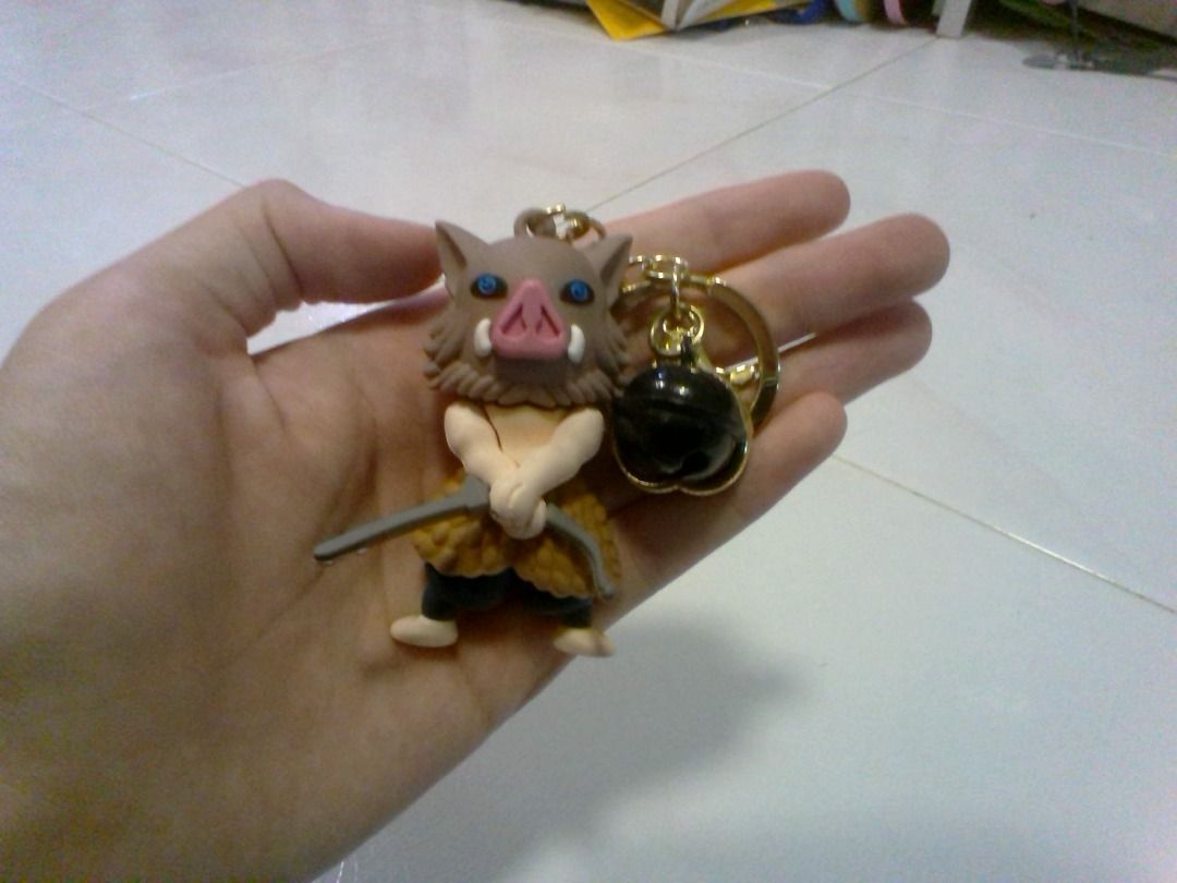 KNY Anime Keychain Inosuke Hashibira Demon Slayer, Hobbies & Toys, Toys ...