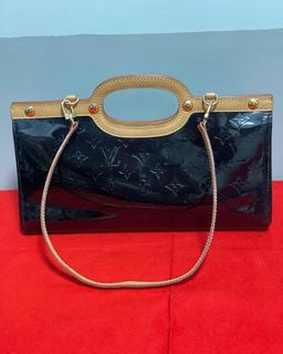 Auth Louis Vuitton Monogram Vernis 2way Bag Roxbury Drive M91987