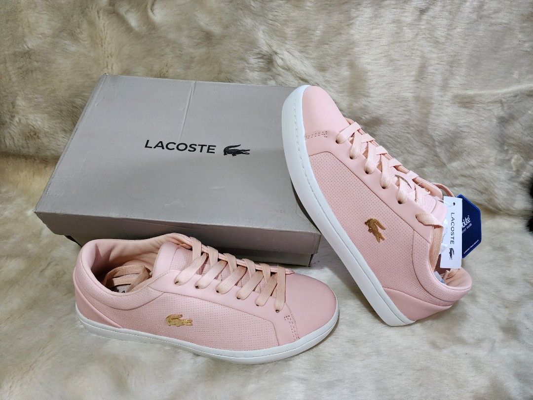 Lacoste Pink Shoes, Women's Footwear, Sneakers on Carousell
