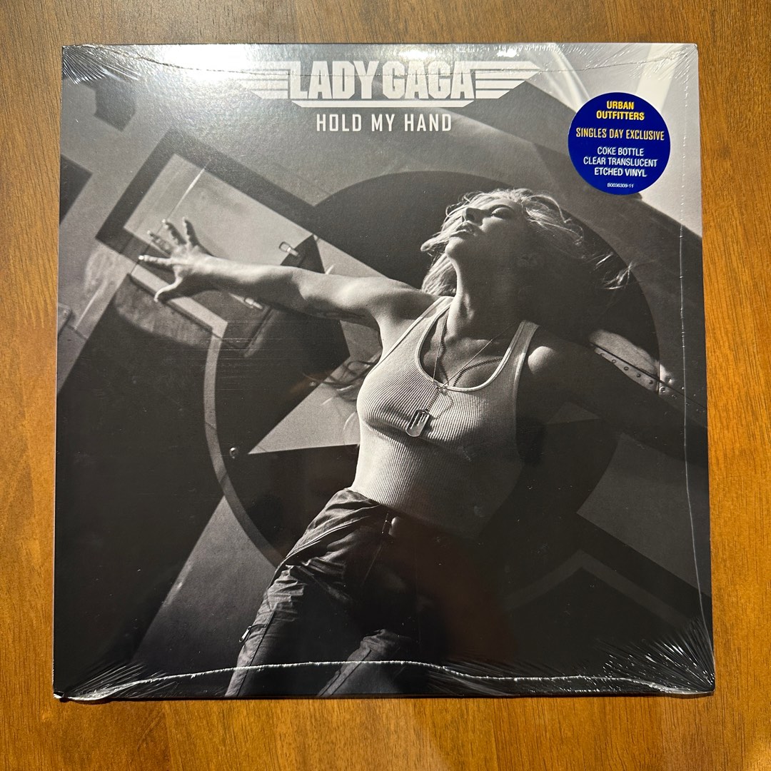 Lady Gaga Hold My Hand Single Vinyl LP Urban Outfitters, Hobbies & Toys,  Music & Media, CDs & DVDs on Carousell