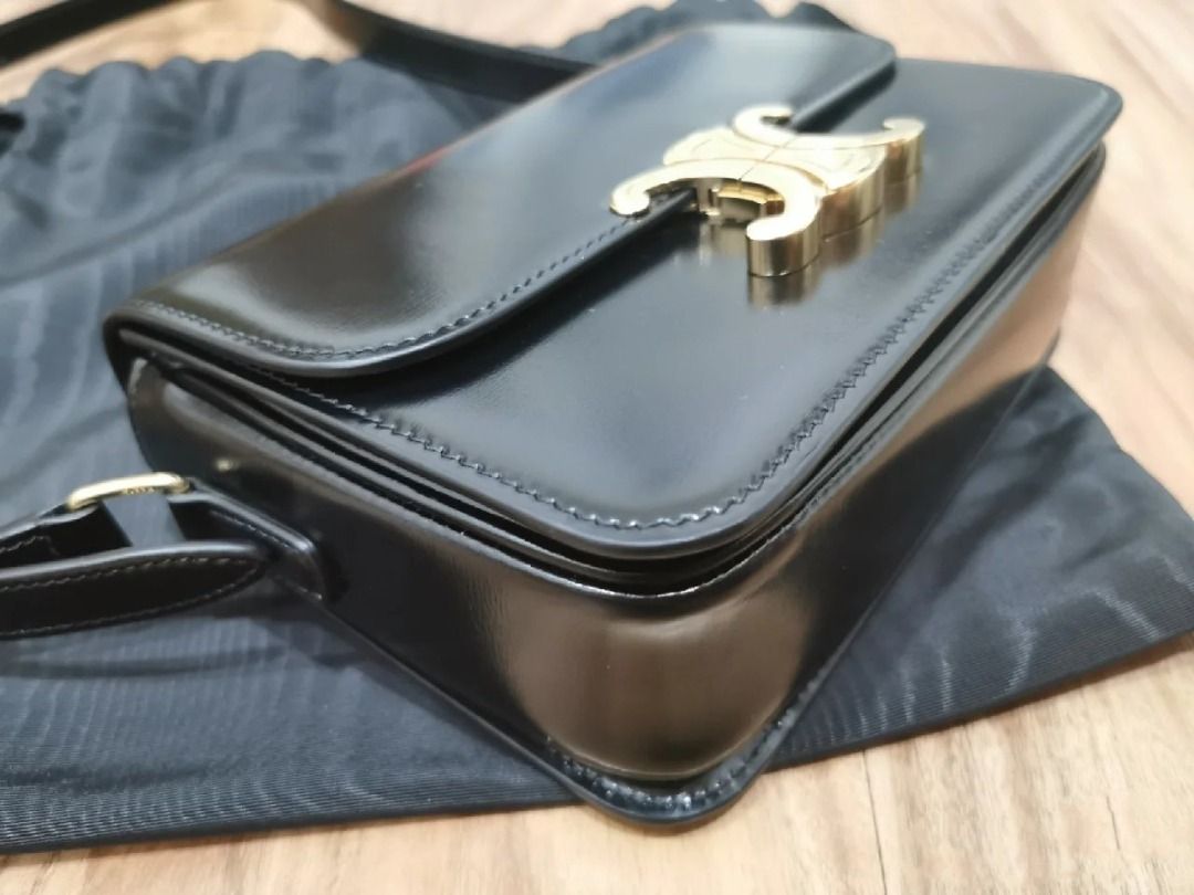 Celine Teen Triomphe Bag in Shiny Calfskin Luxury Bags Wallets on Carousell