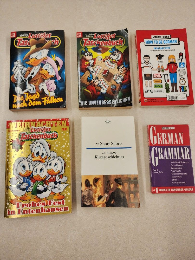 Learning German Books - short stories, grammar, comics, Hobbies & Toys ...