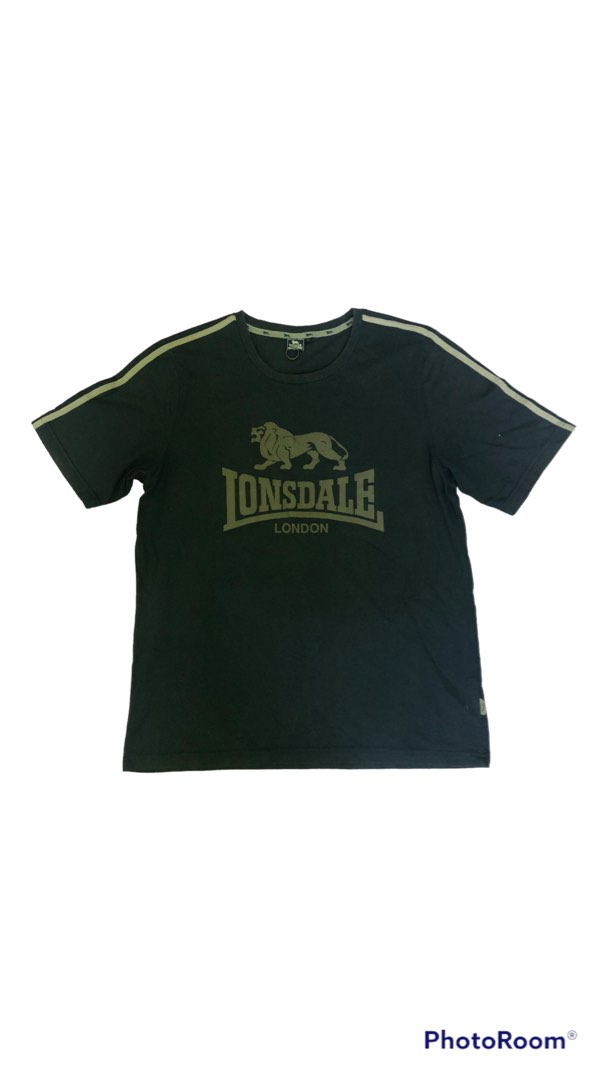 Lonsdale Herren Otterston T-Shirt – 100 % Baumwolle, Regular Fit, Logo-Print