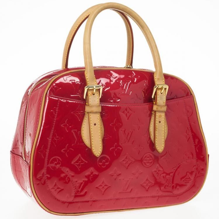 Louis Vuitton Red Monogram Vernis Summit Drive Bag, Luxury, Bags & Wallets  on Carousell