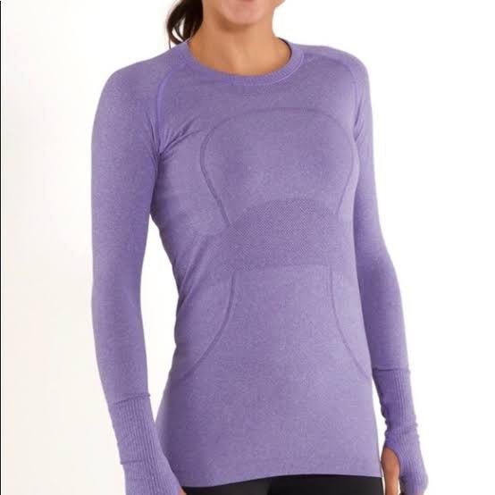 Lululemon swiftly tech long sleeve sale purple