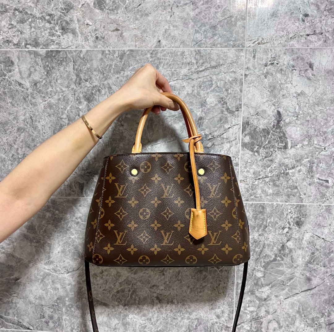 LV Montaigne damier, Luxury, Bags & Wallets on Carousell