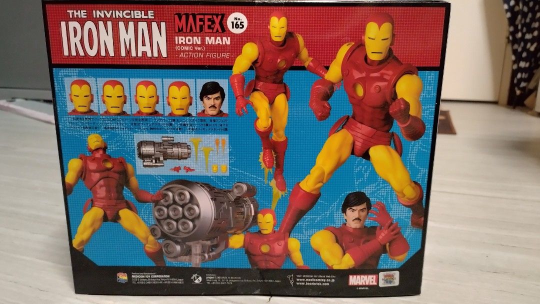 超格安価格 【MAFEX】No.165 アイアンマン コミック ver.【未開封