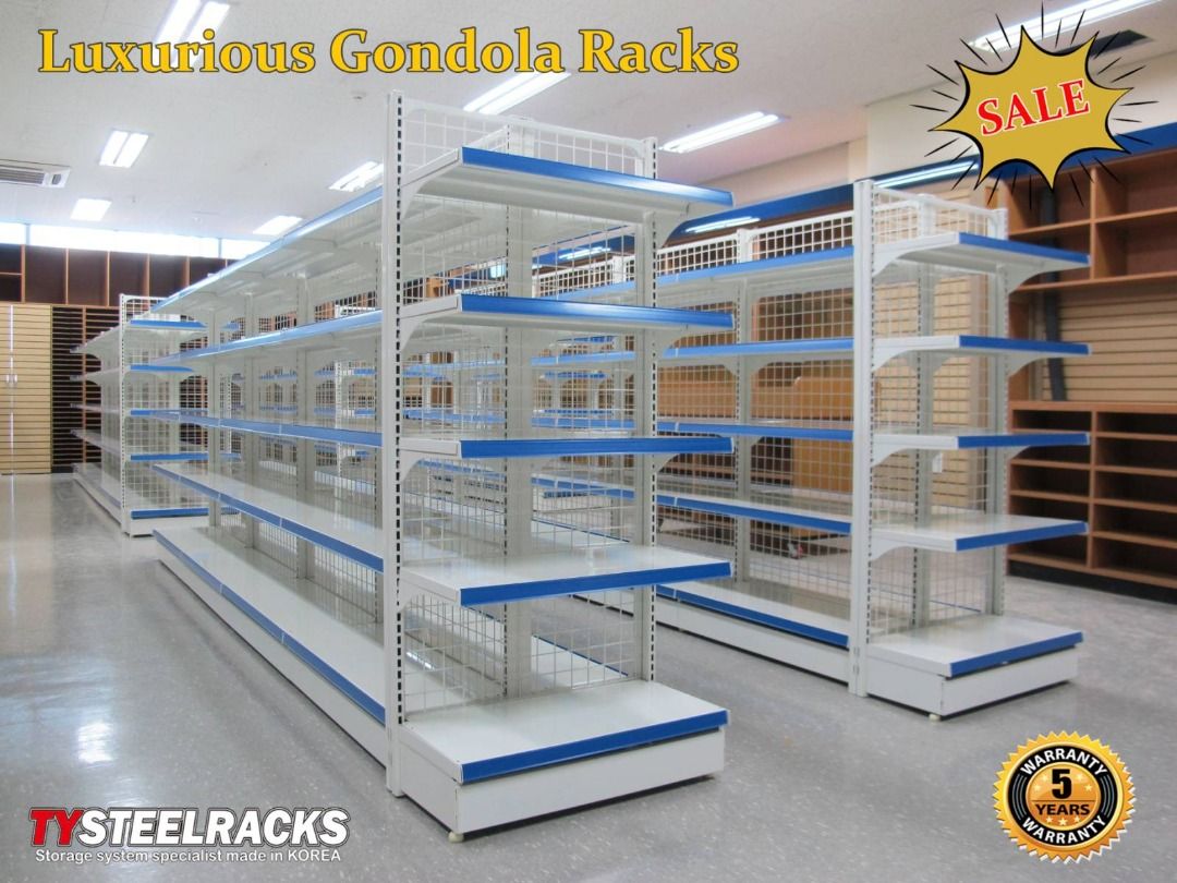 Mesh Type Gondola Rack High Quality, Furniture & Home Living, Furniture
