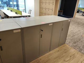 Metal Cabinet90x90x45cm  swing door cabinet  used filing cabinet Howfine.com.sg