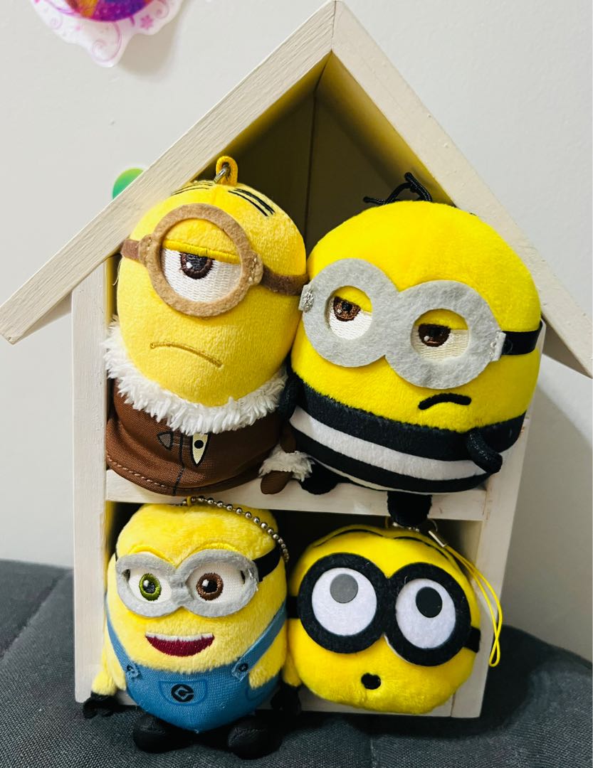 Minion plush Keychain set, Hobbies & Toys, Toys & Games on Carousell