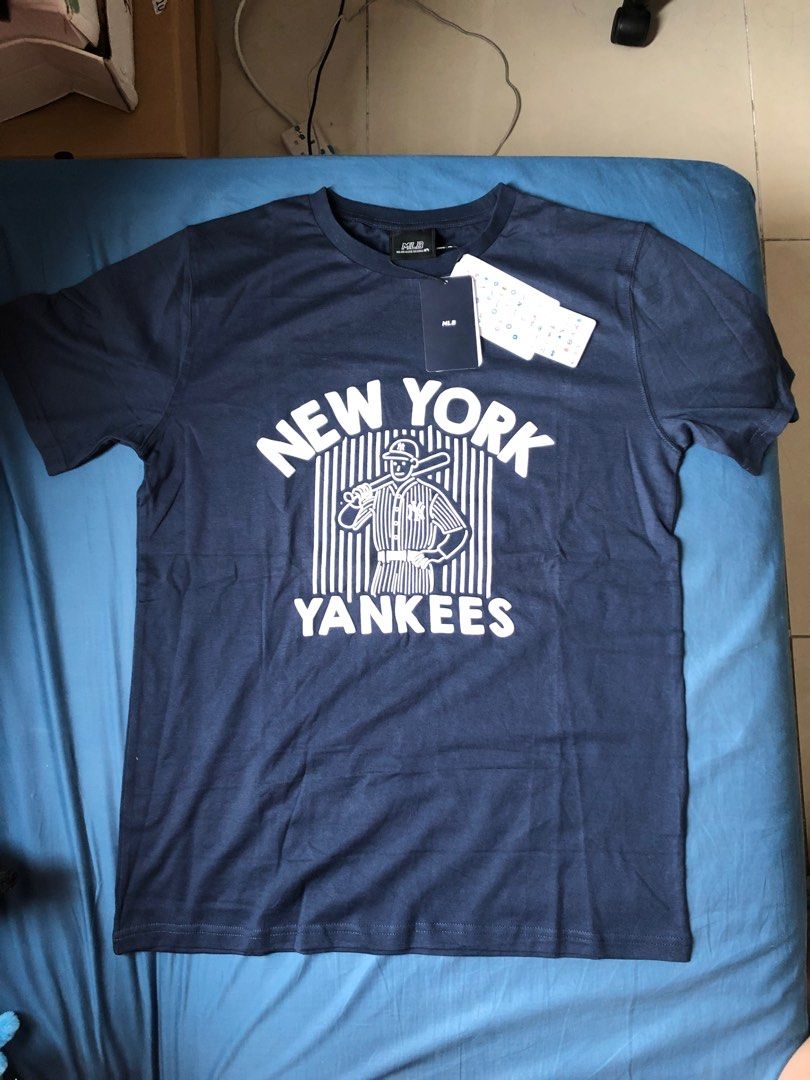 KTZ New York Yankees Mlb Team Retro Graphic Chrome T-shirt in